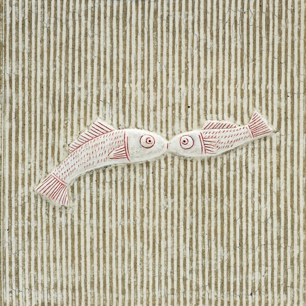 행복이야기 225x225mm 혼합토,점토안료 1230도소성 2020