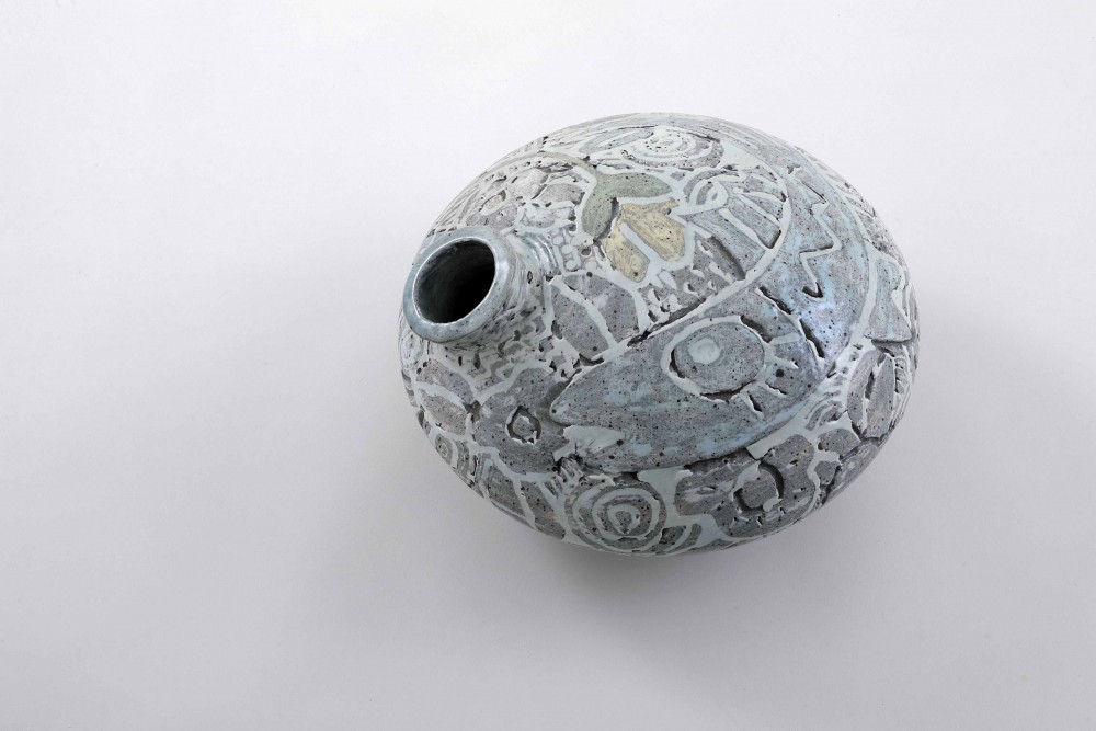 <어락> 혼합토,화장토,점토안료, 1230℃ 소성 2006